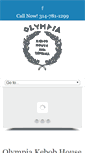 Mobile Screenshot of olympiakebobandtavern.com